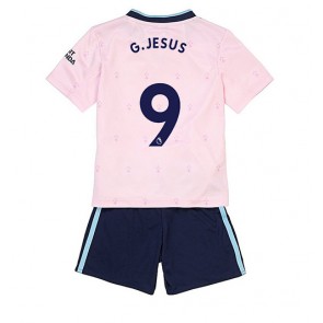 Arsenal Gabriel Jesus #9 kläder Barn 2022-23 Tredje Tröja Kortärmad (+ korta byxor)